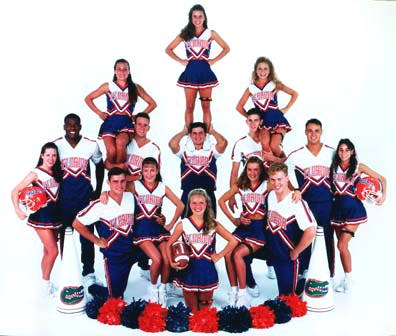 photo of UF cheerleaders