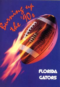 photo of a football in flames