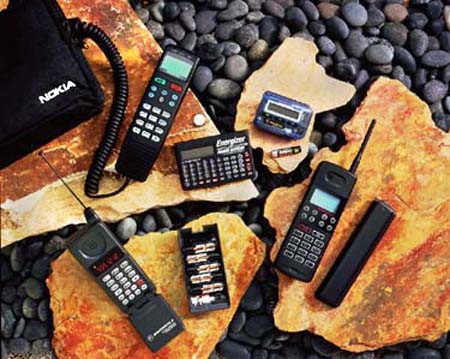 photo of cellular phones